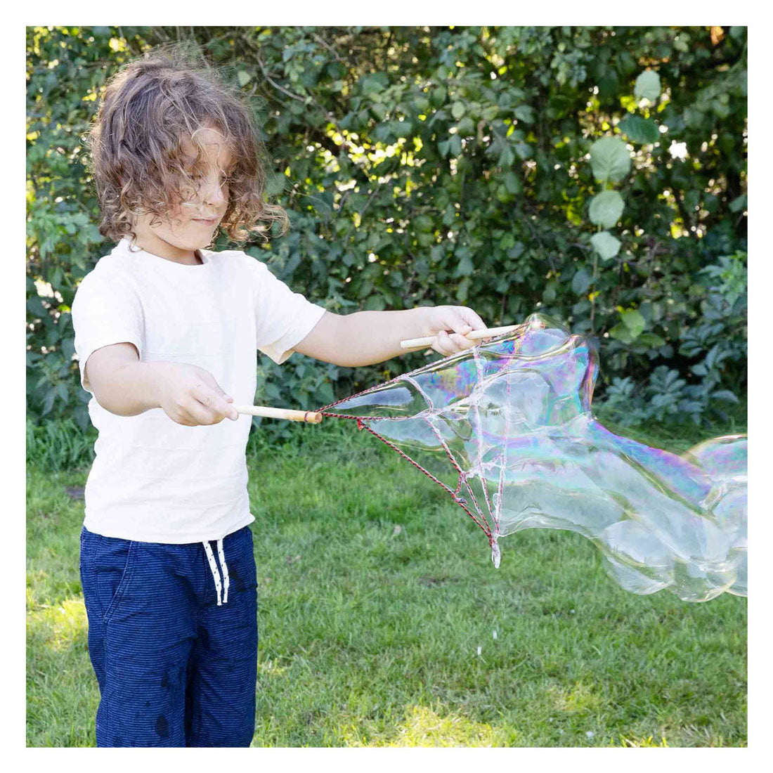 Ses spinnenweb mega bubbels