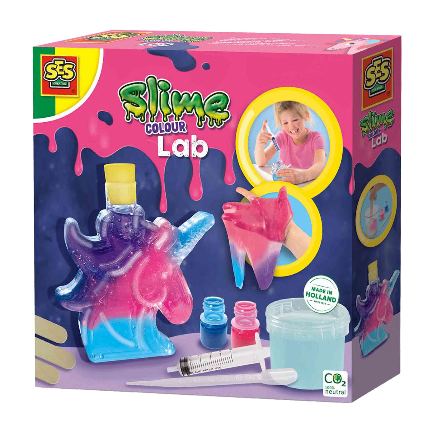 Ses kleuren lab eenhoorn | 2 stuks
