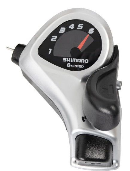 Shimano versteller rechts 6 speed st-tx50 - zwart zilver