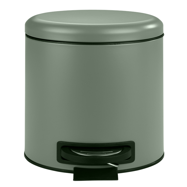 Wenko 1069576 - afvalemmer leman 3l donkergr. | 1 stuks