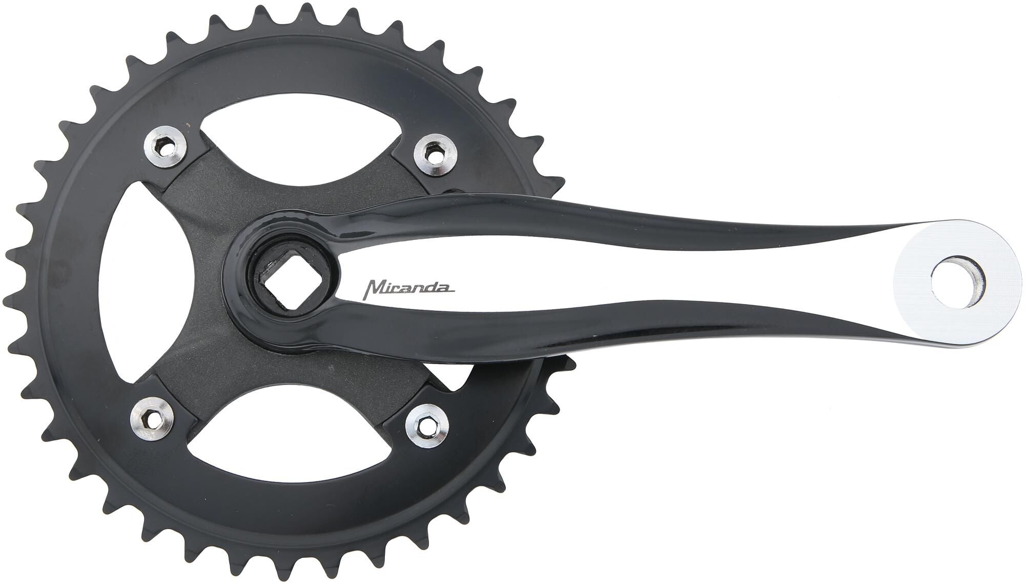 Miranda crankstel beta 1r plus crankset beta 1r plus 170mm 38t b sil.
