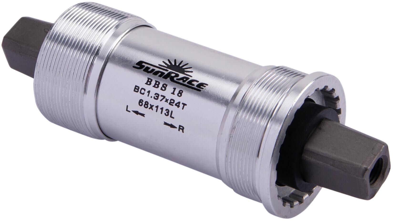 SunRace bracketas k.lager spel. alu cup 111mm BSA