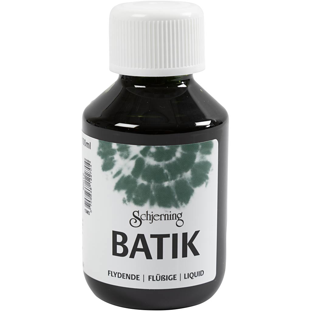 Schjerning batikverf, groen, 100 ml 1 fles