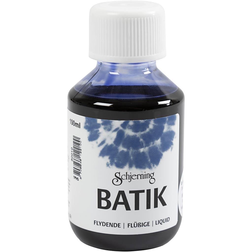 Schjerning batikverf, brilliant blauw, 100 ml 1 fles
