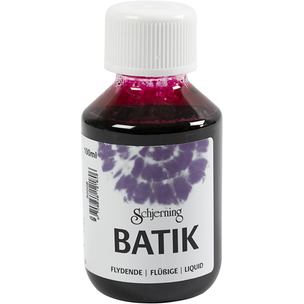 Schjerning batikverf, lilac, 100 ml 1 fles