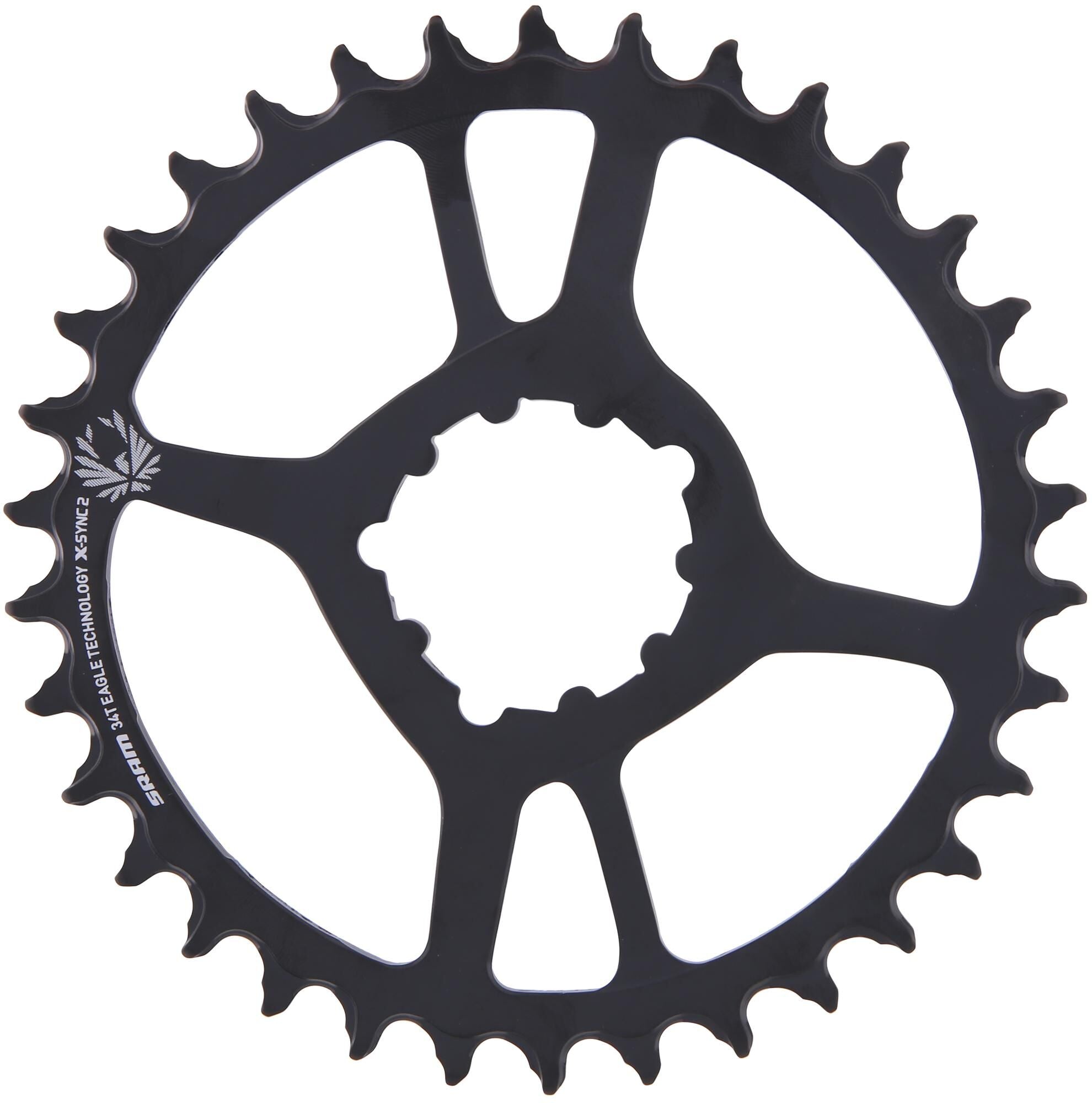 Sram kettingblad x-sync 2 chain ring x-sync2 34 teeth steel black