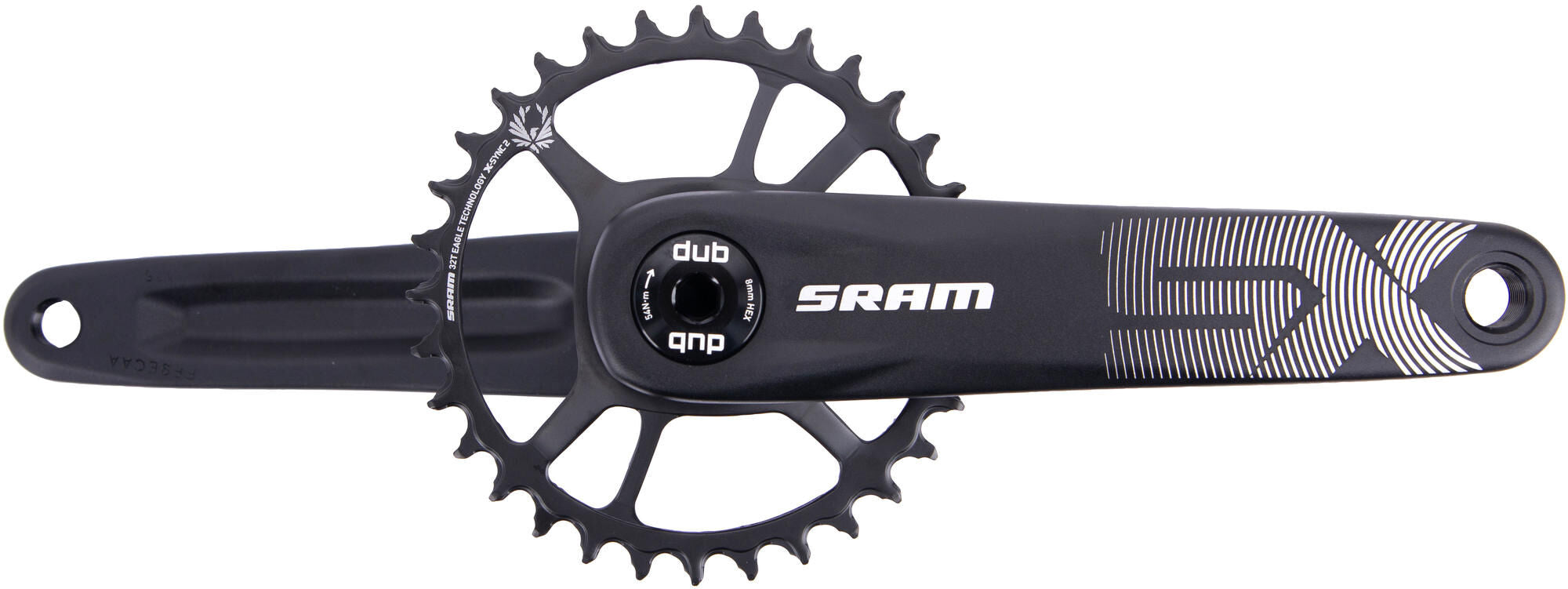 Sram crankstel sx eagle crankset force axs dub 32t 175mm