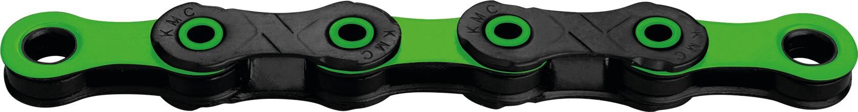KMC Fietsketting DLC ​​12 126 schakels - 5,2 mm - Groen Zwart