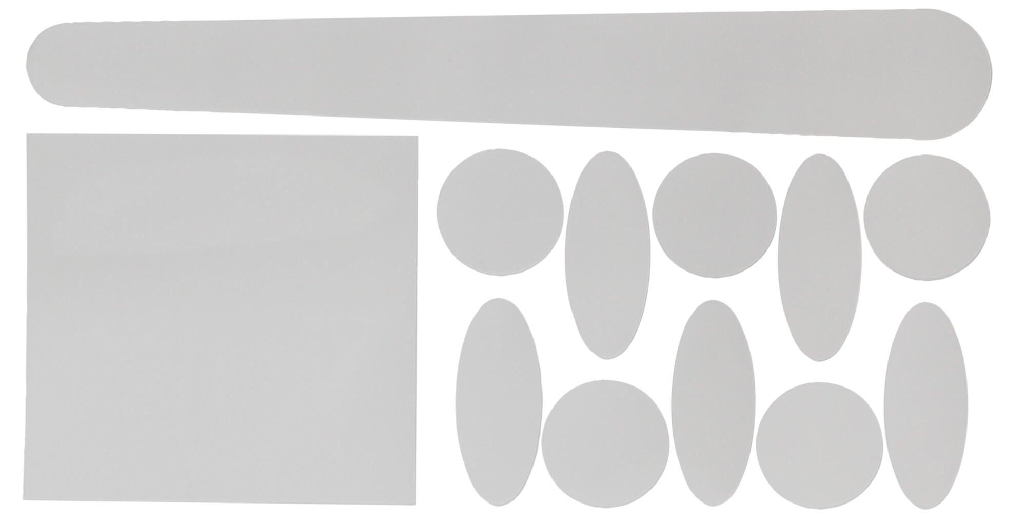 Contec achtervork frame beschermset full hd ct frame prot.full hd set, transparent