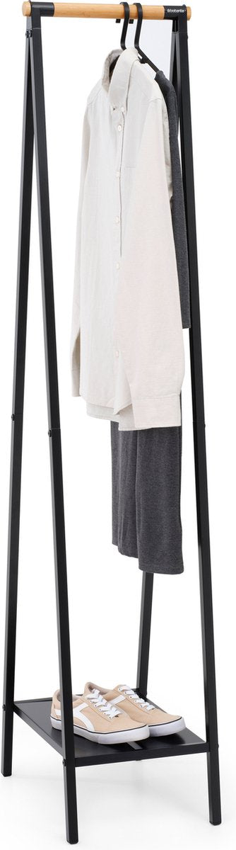 Brabantia linn kledingrek, compact - zwart