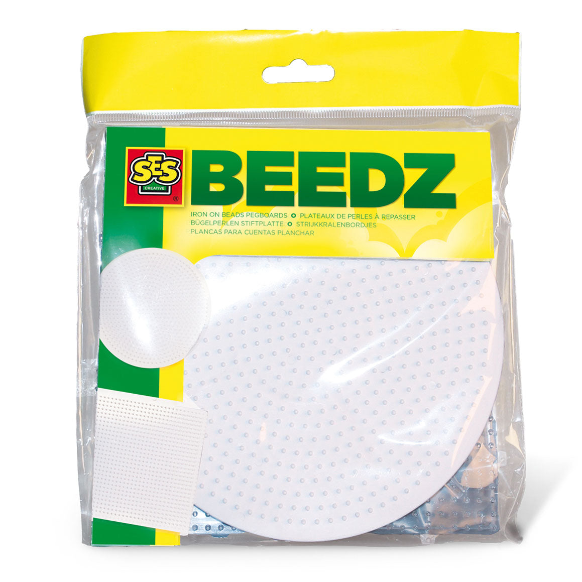 Ses strijkkralenbordjes, 2st.