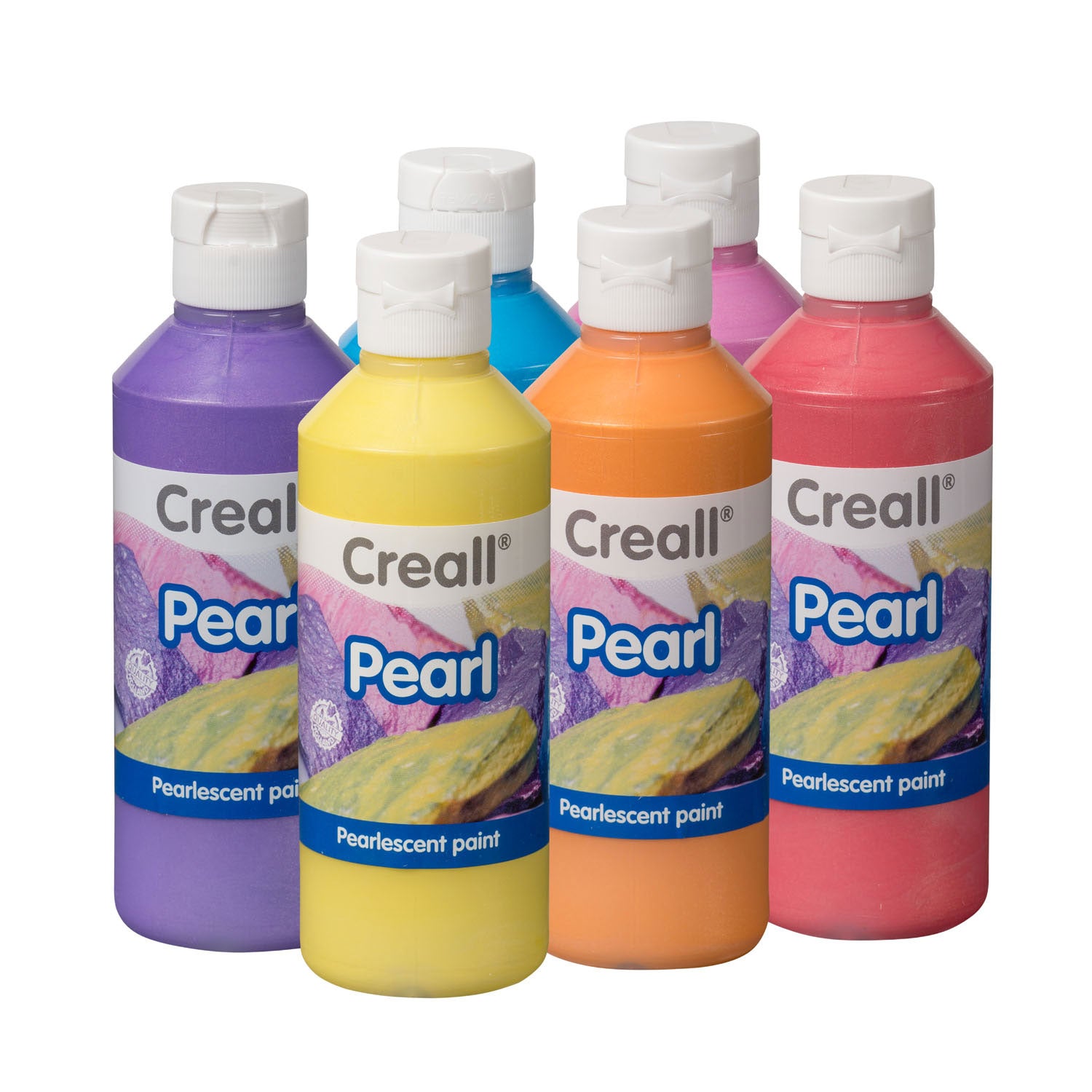 Creall parelmoerverf, 6x250ml