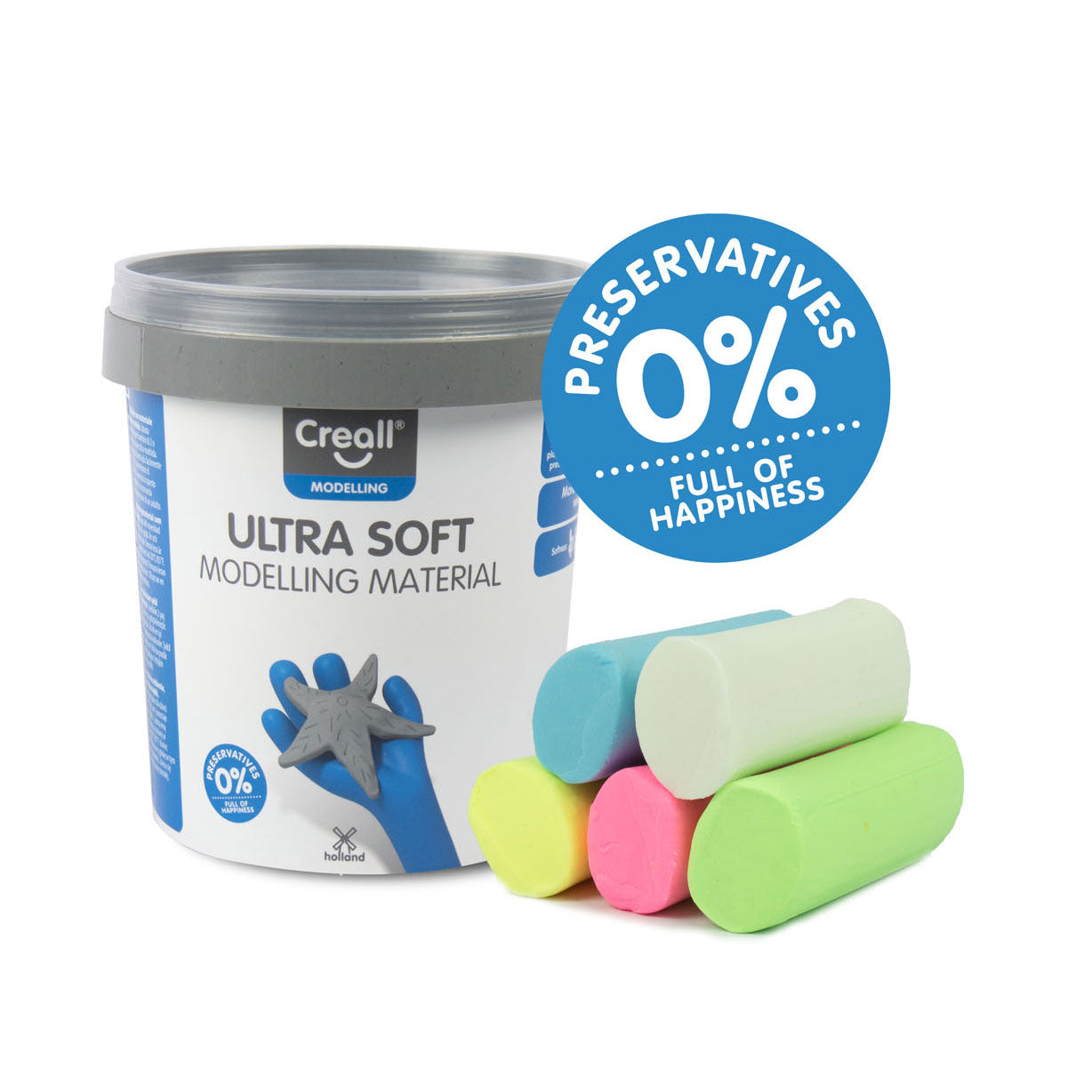 Creall ultra soft klei pastel, 300gr.