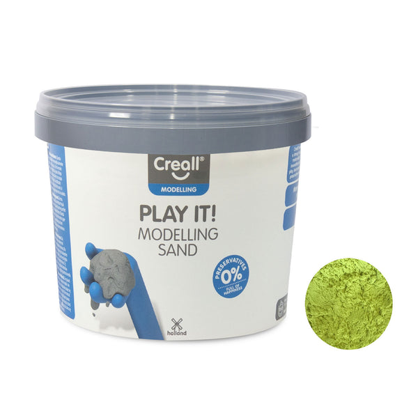 Creall play it speelzand geel, 750gr.