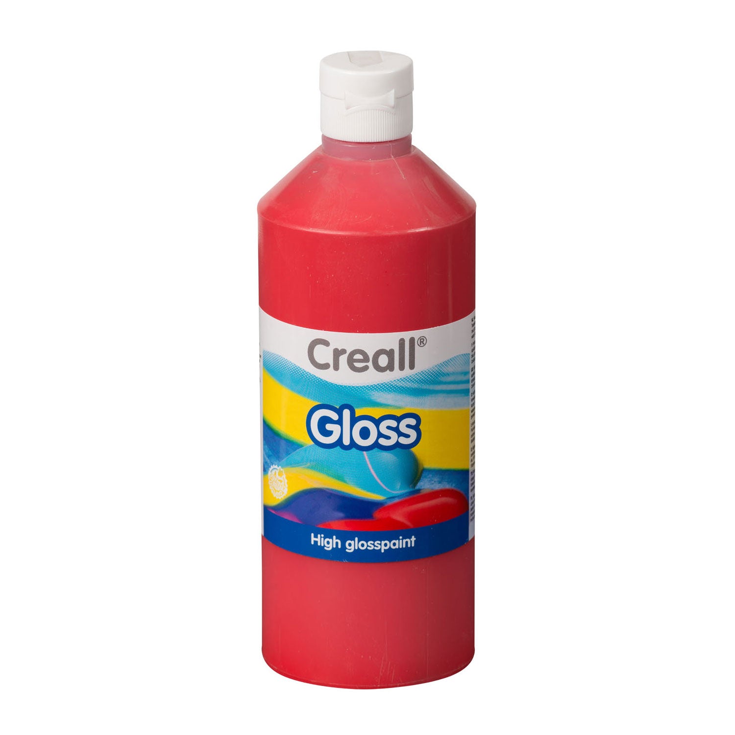 Creall glans glansverf rood, 500ml
