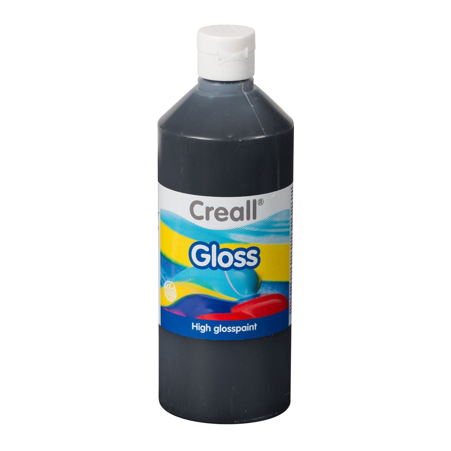 Creall glansverf zwart, 500ml