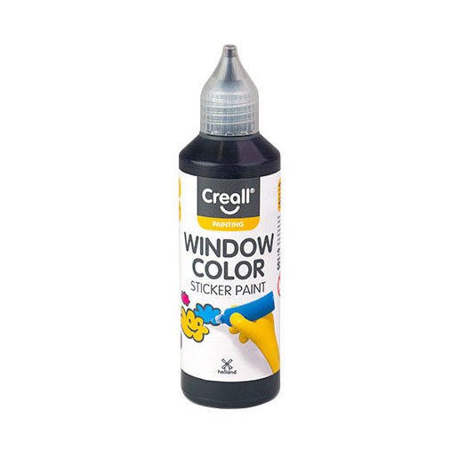 Creall raamverf zwart - 80ml