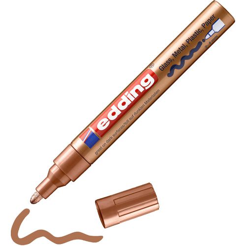 Paintmarker edding 750 koper 2 - 4 mm ronde punt
