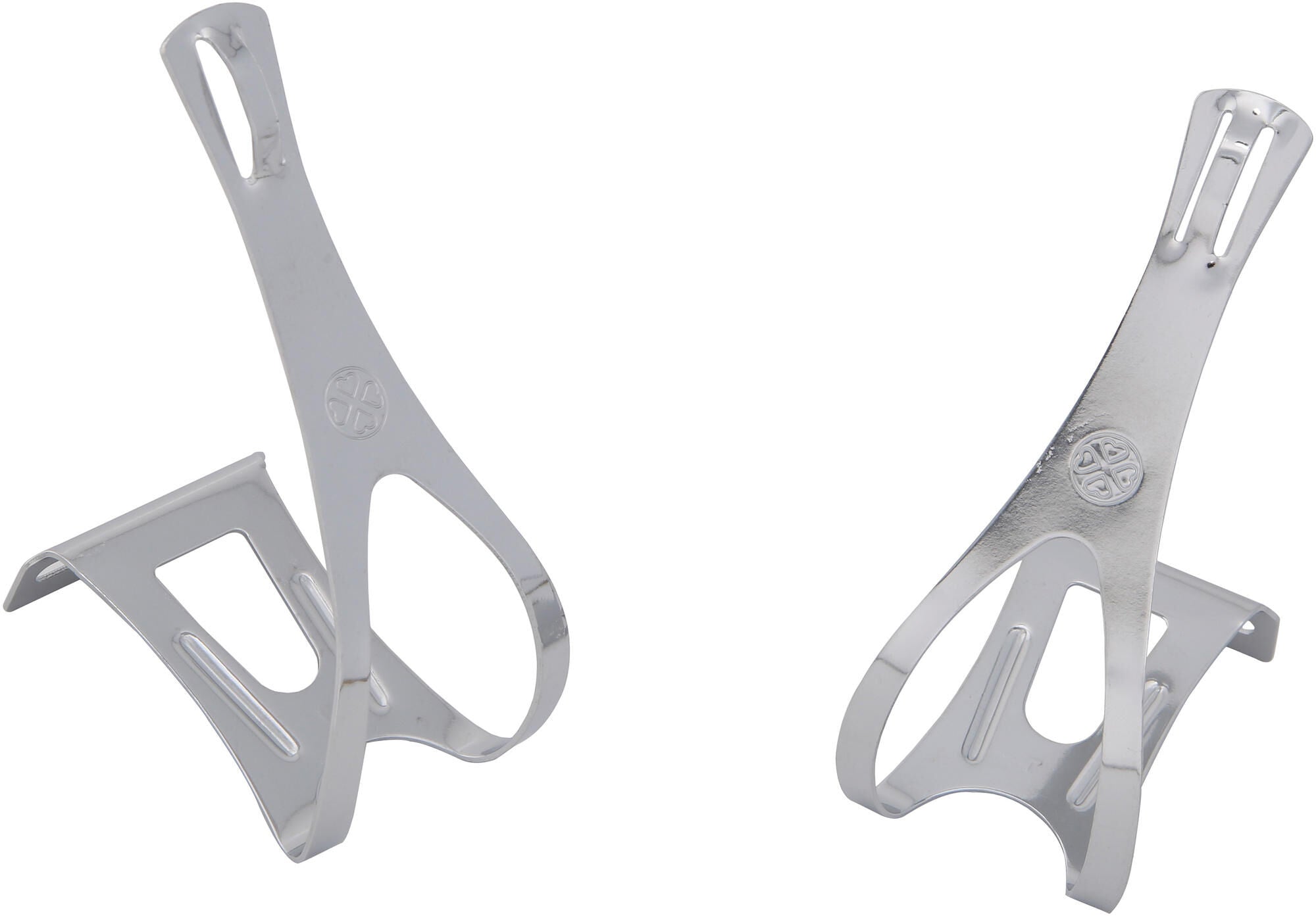 Contec toeclips track ct pedal clips track niro silver 2pcs