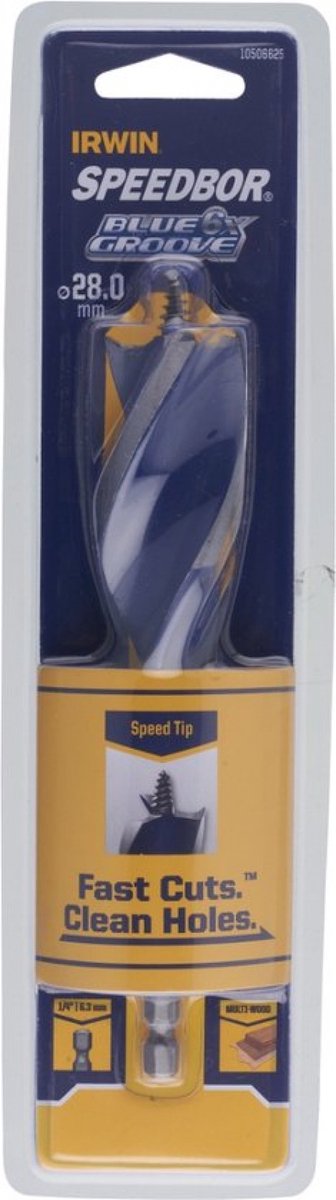 Irwin houtboor blue groove ø28 mm lengte 150 mm