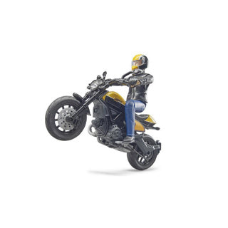 Bruder motor ducati scrambler met bestuurder