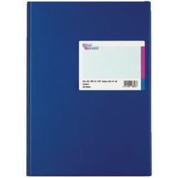 Kasboek könig ebhardt a4 210x297mm blauw gelinieerd 96 vel per boek