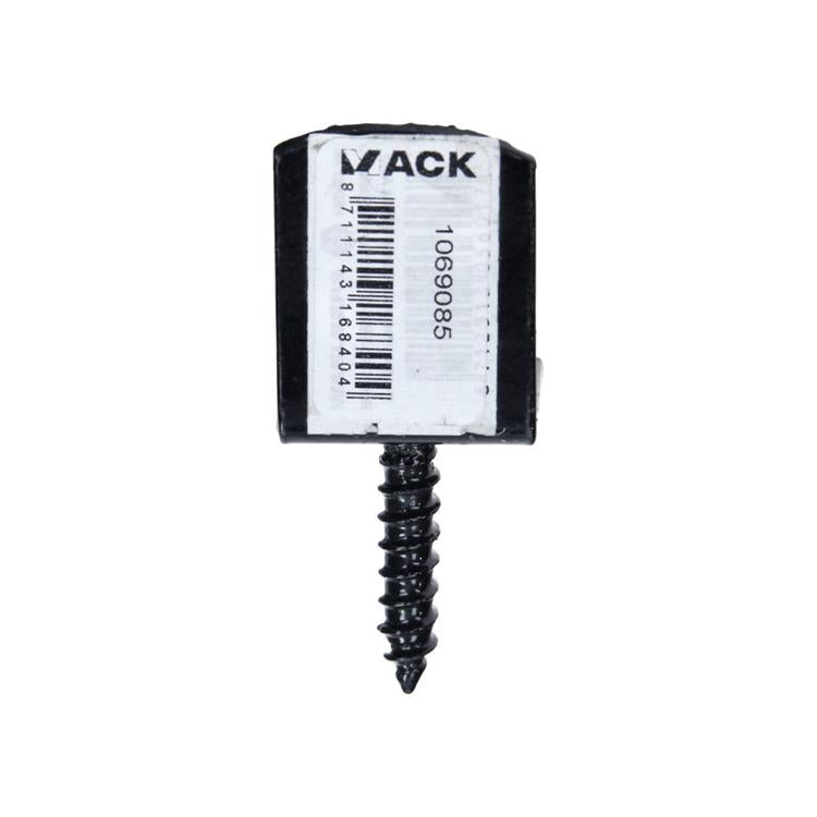 Mack 1069085 - l-vlechtschermsteun zwart | 30 stuks