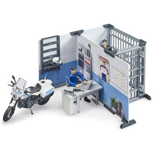 Bruder politiebureau met motor b world