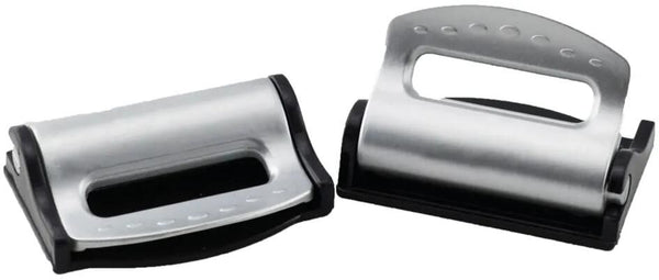 Hp gurtentspanner safety belt stopper pair, black silver