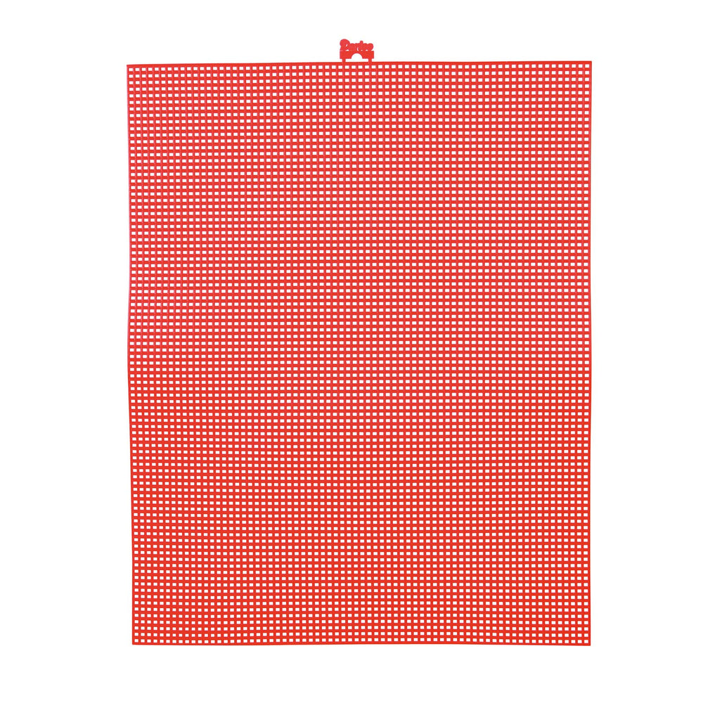 Darice • plastic stramien 26x34cm kerstrood mesh:7