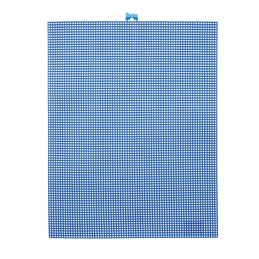Darice • plastic stramien 26x34cm donkerblauw mesh:7