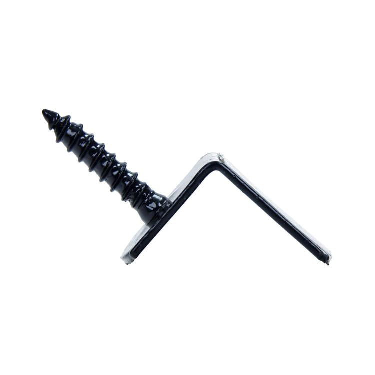 Mack 1069085 - l-vlechtschermsteun zwart | 30 stuks