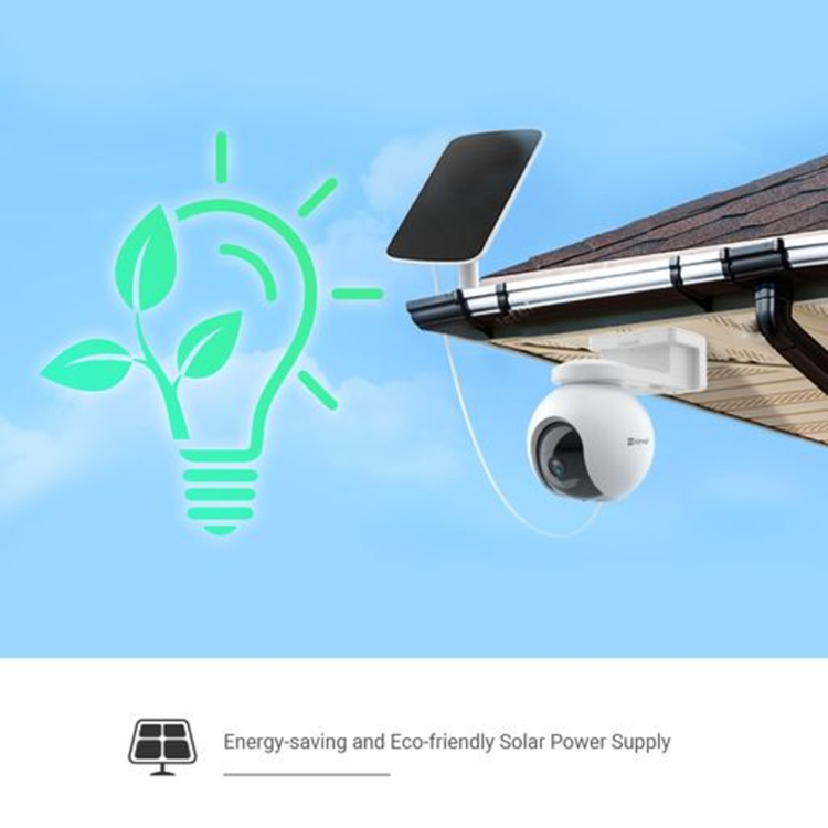 Ezviz 1071082 - solar panel type-c max 6.18w | 1 stuks