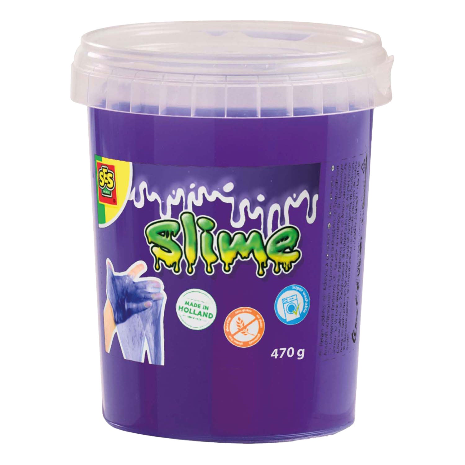 Ses slijm - paars glitter 470g