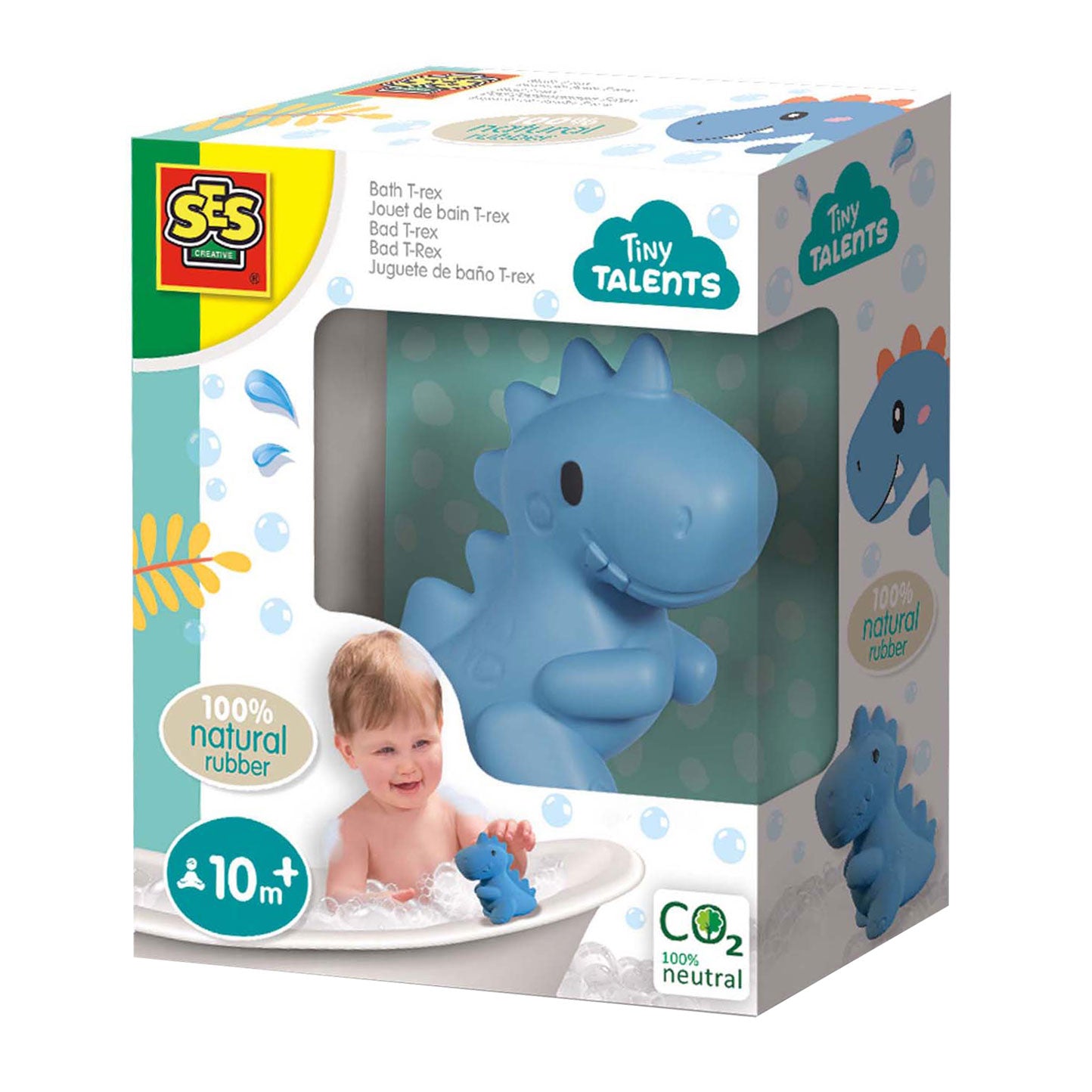 Ses bad t-rex - 100% natuurlijk rubber