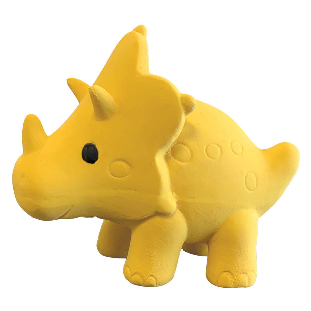 Ses bad triceratops - 100% natuurlijk rubber