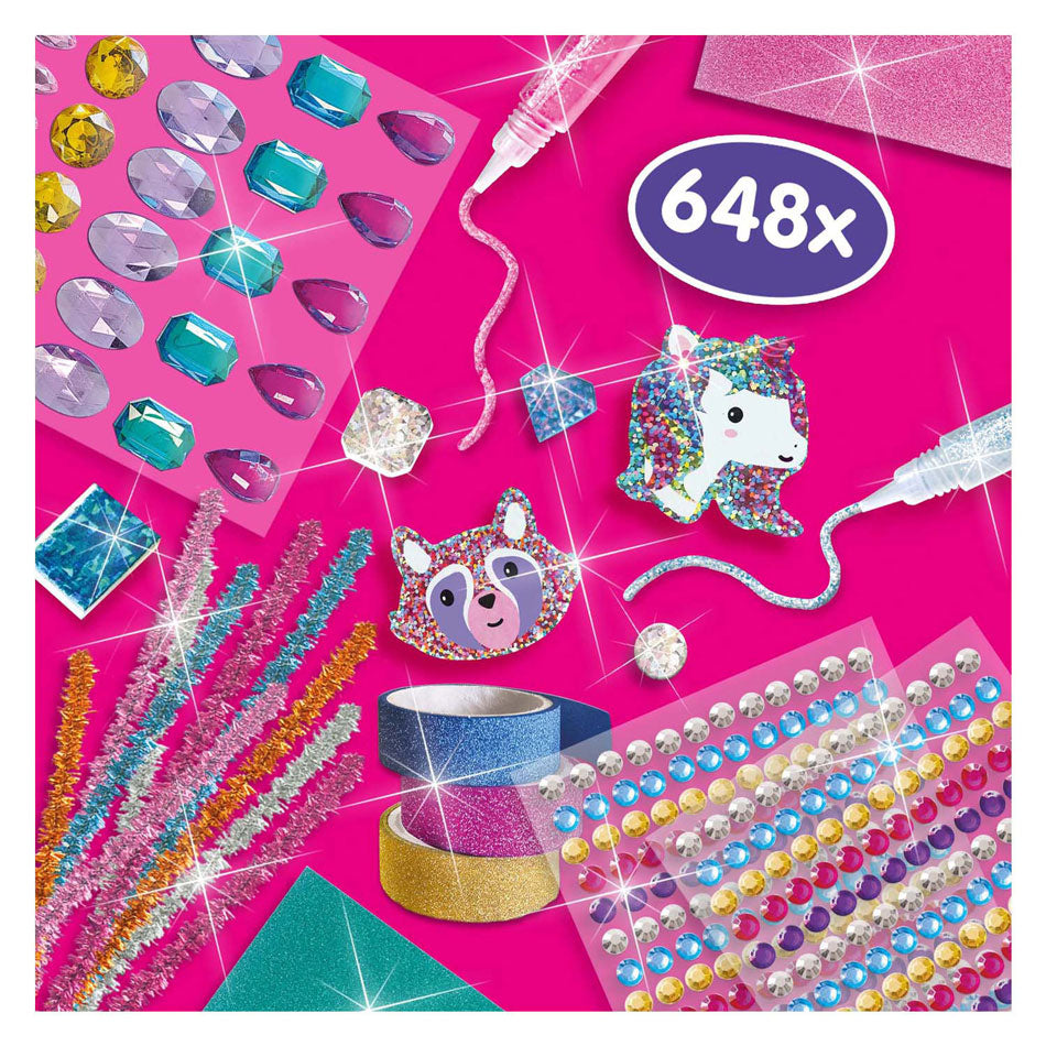 Ses glitter mega knutselbox