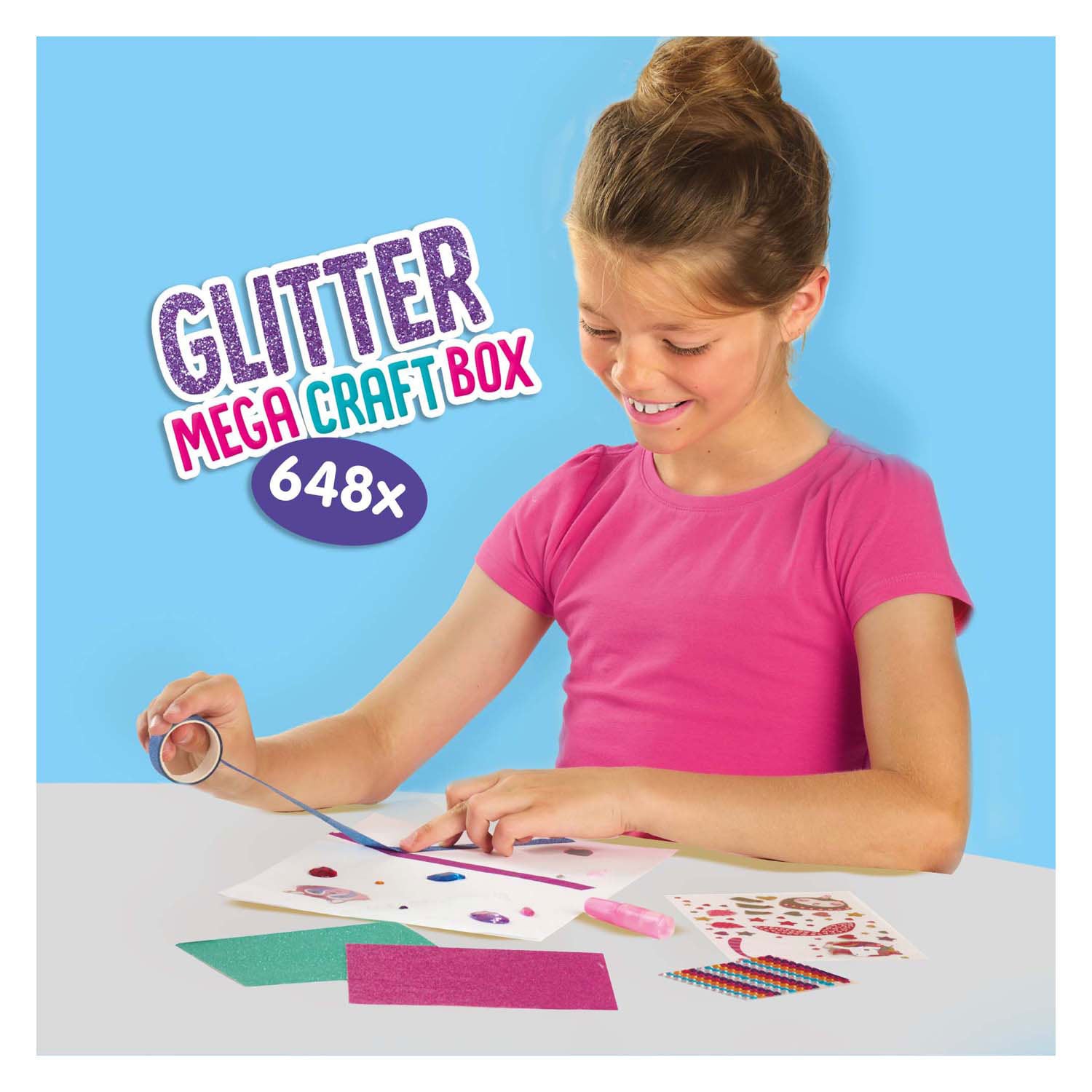 Ses glitter mega knutselbox