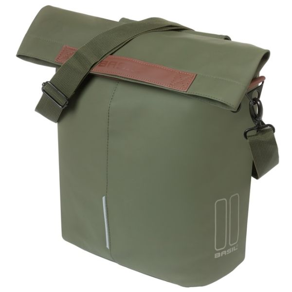 Basil fietsshopper city mik 14-16l 11 x 29 x 36 - groen