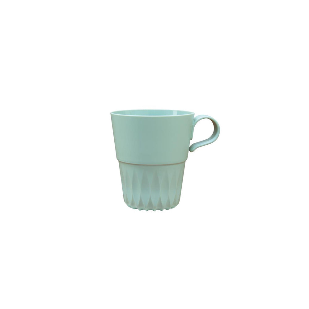 Papstar officup beker herbruikbare kunststof 180ml ø7,5x8,8cm set a 10 stuks zacht groen