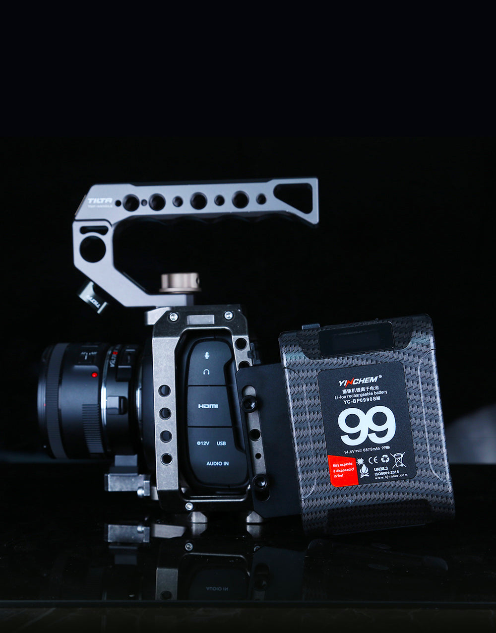 Rolux Mini V-Mount Batterijplaat RL-AC12S