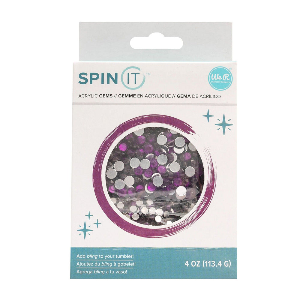 We r makers • spin it rhinestone plum