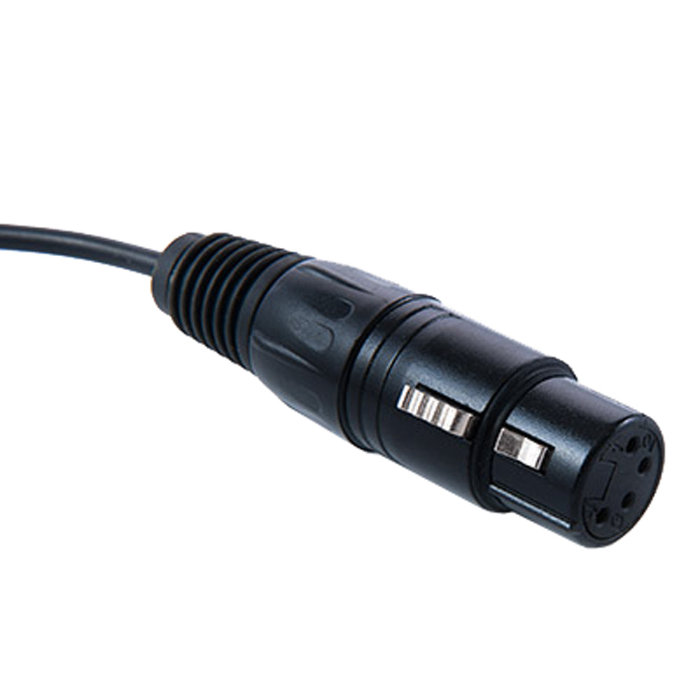 Rolux 4-pins XLR vrouwelijke stekker met mannelijke D-Tap RL-C3