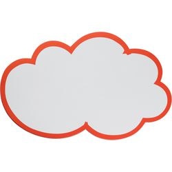 Moderatiekaarten franken wolk 170gr rood wit