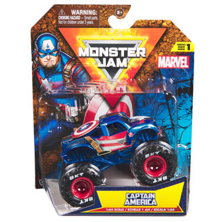 Monster jam 1:64 1 pak marvel (kont)
