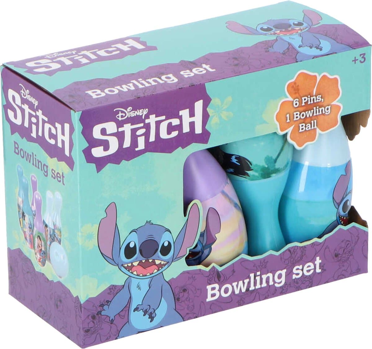 Jonotoys stitch bowlingset, 7dlg.