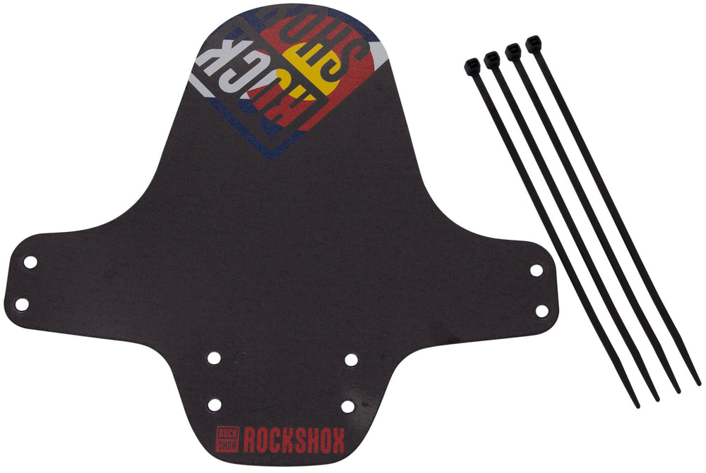Rockshox steekspatbord fender clip-on fender rs black colorado flag