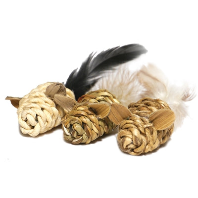 Jolly Moggy Moggy natural wild speelmuis mini met kattenkruid