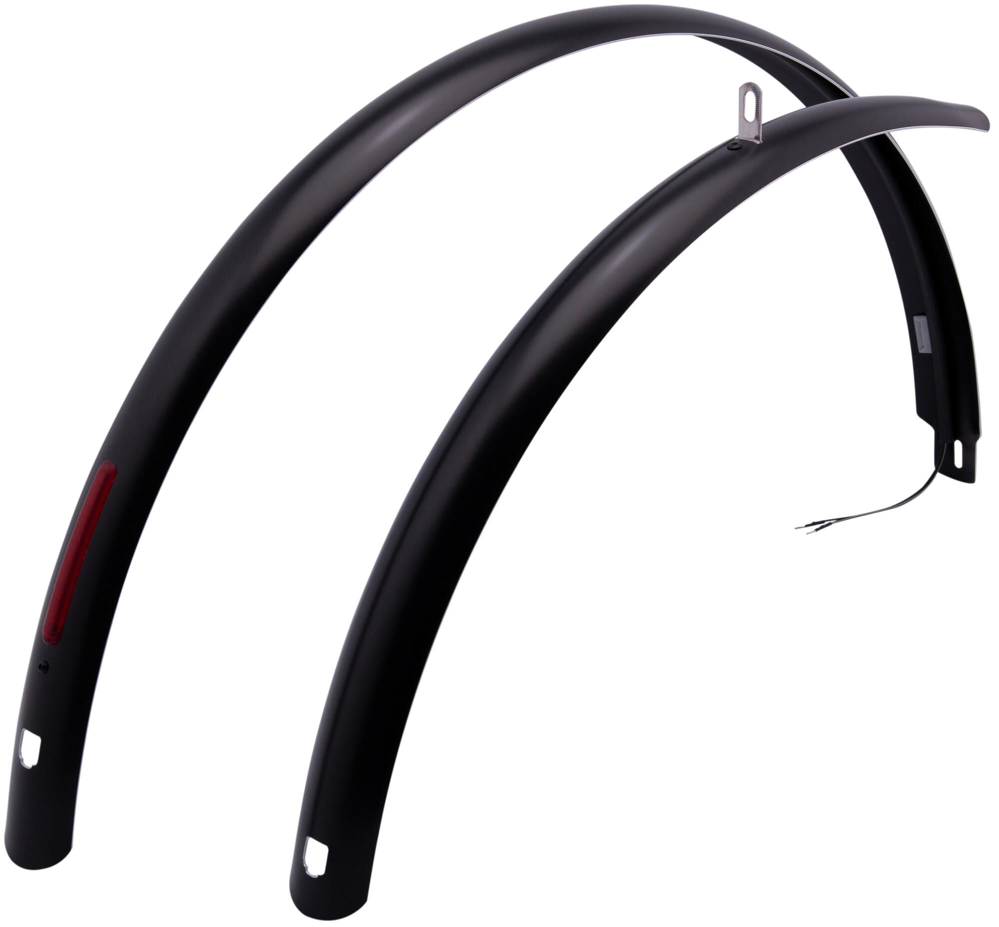 Curana spatbordset clite fender set clite ilu 45mm w.light black