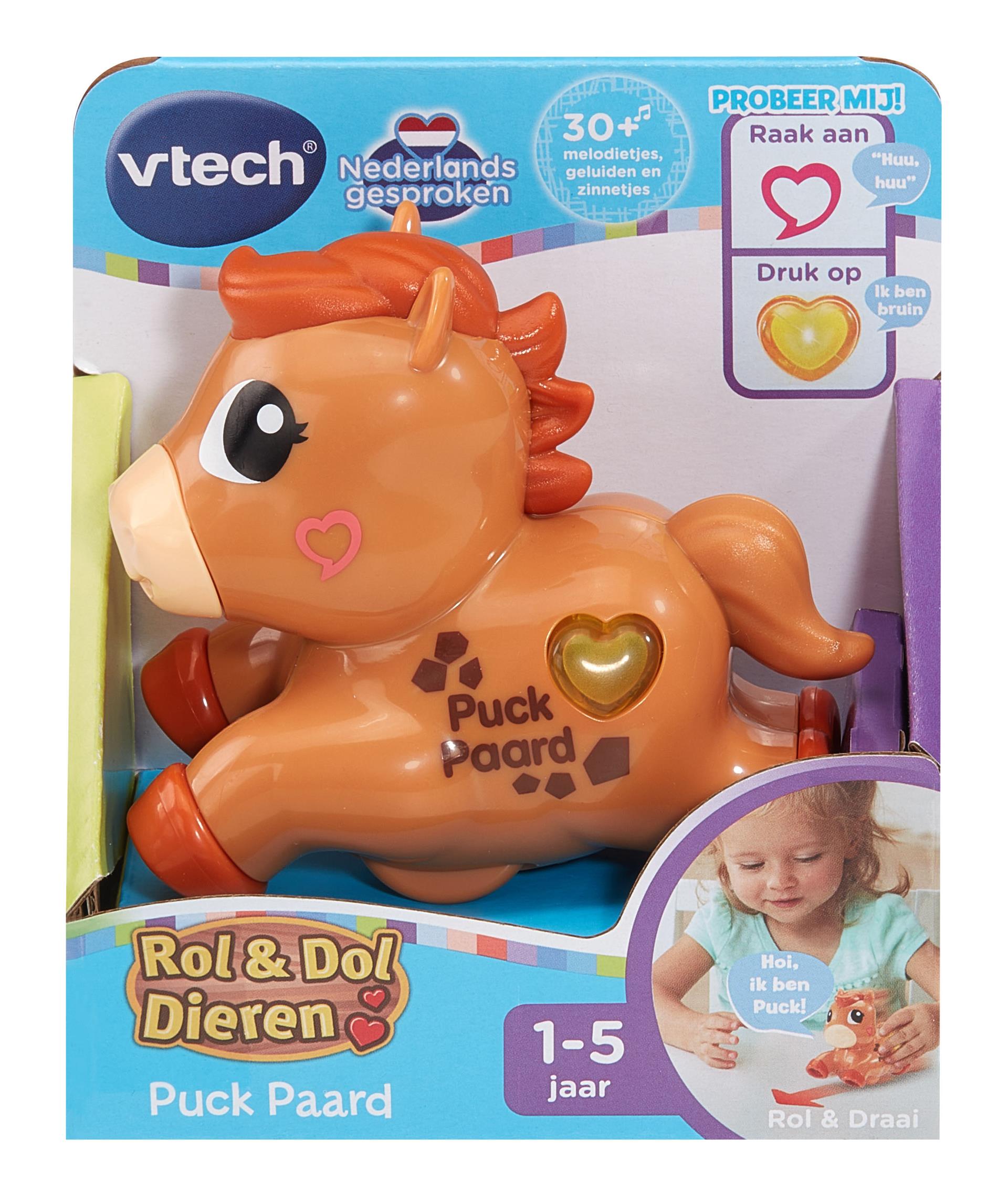 Vtech rol dol dieren puck paard